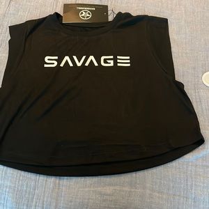 Savage Barbell crop top